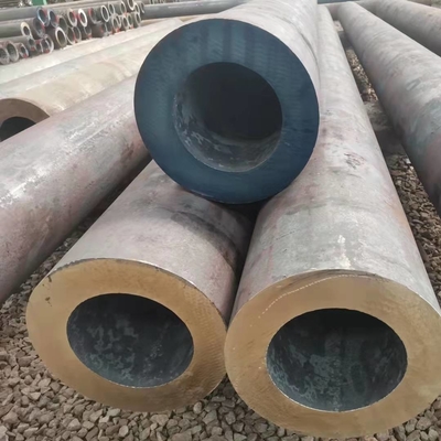 Tube en acier de mur épais laminé à chaud sans couture pour St52 mécanique DIN1629/DIN2448 Q345