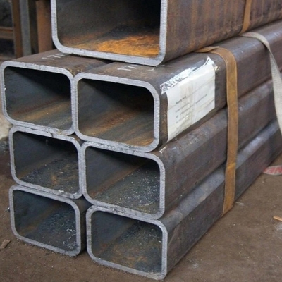 Tube en acier rectangulaire de la cavité Q345 3 millimètres pour les pièces mécaniques