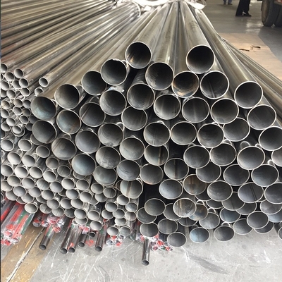 tuyau rond de tube d'acier inoxydable laminé à froid par surface de l'épaisseur No.1 de 0.8mm pour des échangeurs de chaleur