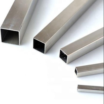Le tube carré creux sans couture laminé à chaud de tuyau de l'acier inoxydable 316 balayent polonais