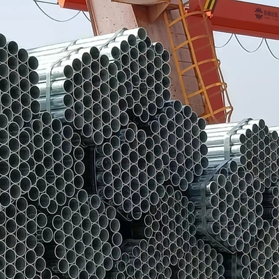 Tuyau en acier galvanisé plongé chaud de tube de fer rond 6 pouces pour la serre chaude