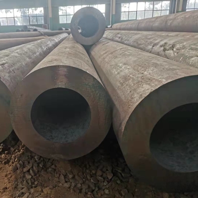 Grand diamètre d'ASTM A53 api 5L laminé à chaud autour du tuyau rond en acier à faible teneur en carbone et du tube sans couture étirés à froid noirs de place
