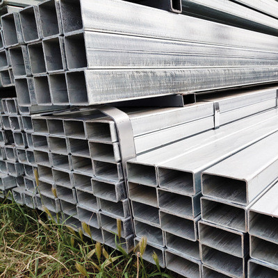 La section plongée chaude ERW soudé laminé à chaud de cavité du zinc 30g 40g 50g 60g Q345 Q235 Q345 d'ASTM a galvanisé le tuyau d'acier