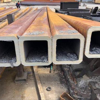 Tuyau d'acier au carbone de l'oléoduc de tube d'acier au carbone de rectangle de S235J S255J S355J ERW